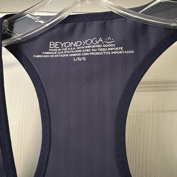 Beyond Yoga Women's Navy Blue Sports Bra - Picture 3 of 5